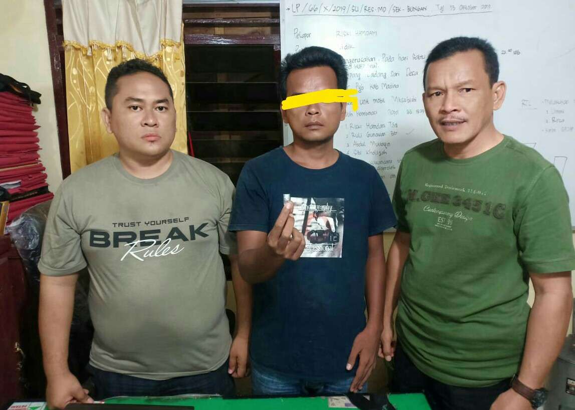 Beli Bong di Sebuah Warung, MS(33th) Diringkus Polisi