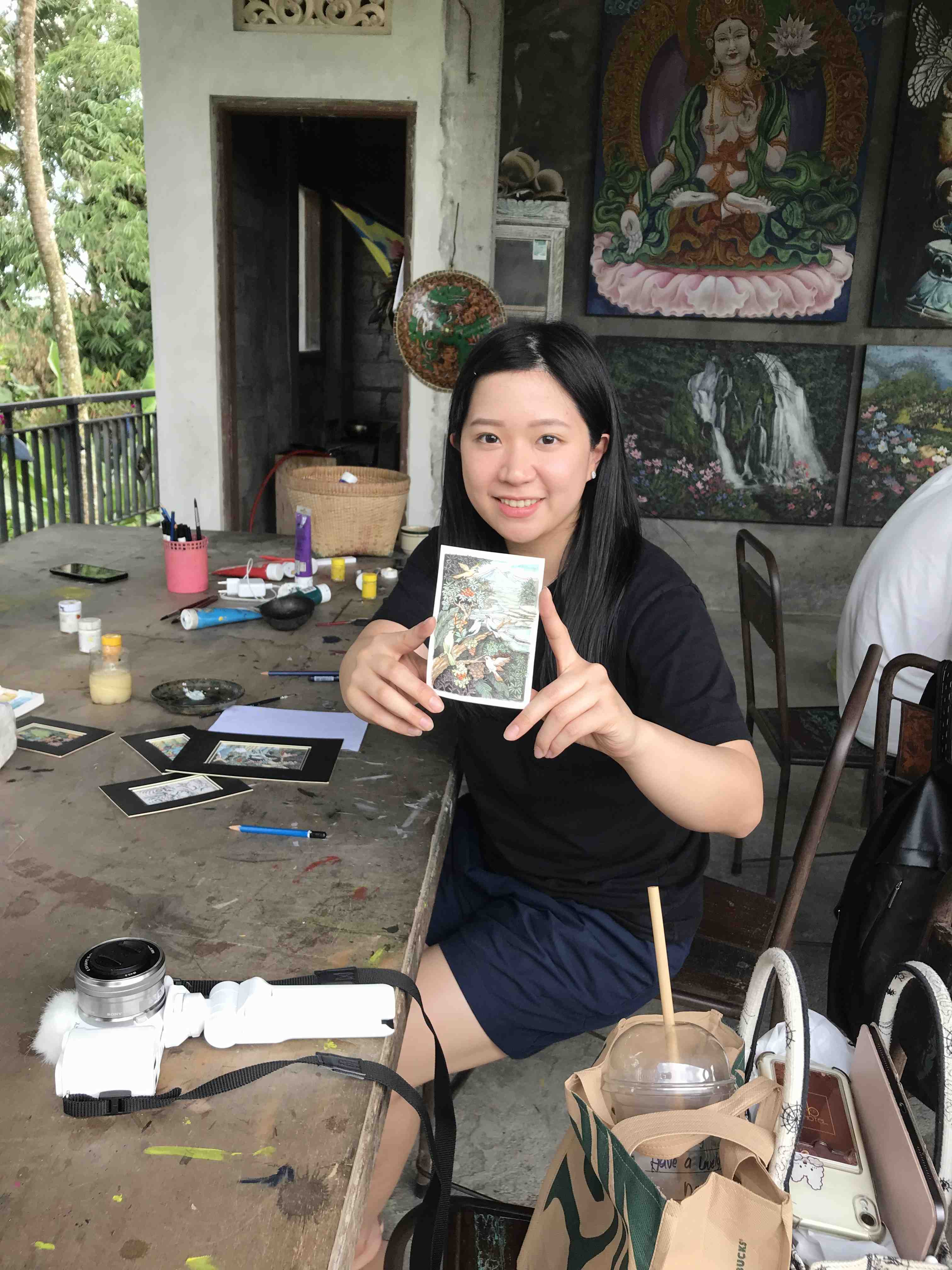 Miniature Keliki Painting Class Five Art Studio